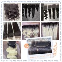 Closure en dentelle HD de qualité supérieure 4x4 5x5 6x6 13x6 13X4, Cheveux humains vietnamiens avec closure frontale en dentelle HD, Closures en dentelle de cheveux vietnamiens