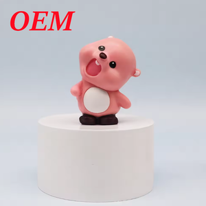 Boîte aveugle personnalisée <span class=keywords><strong>tête</strong></span> inclinable mignon jouet en plastique rubis rose - Product Image 5