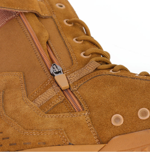 TSB4 Light Weight Customized Brand Coyote Footwear 8 Inch Side Zip Suede German Outdoor <b>Hiking</b> <b>Boots</b> Tactical Combat Made - Product Image 6