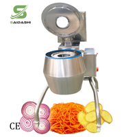 Machines de découpe et de tranchage industrielles pour légumes : choux-fleurs, plantains, pommes de terre, curcuma, oignons, manioc, carottes, aubergines en julienne