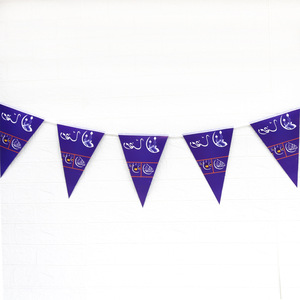 Ramadan Dreieck Banner Ramadan Dekoration Muslim Islamic Hanging Dekorative Banner Eid Mubarak Monds tern Banner Pull Flag - Product Image 4