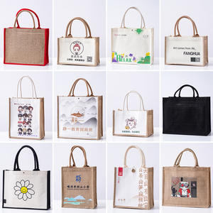 IDEA DE REGALO Bolsas de Mano Promocionales con Logotipo Personalizado para Mujer, Bolsas de Compras de Lujo Reutilizables de Lona de Algodón Impermeable con Logotipo - Product Image 6