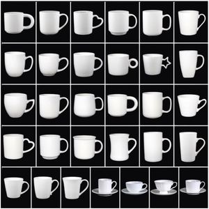 Taza de Cerámica Blanca Lisa de Porcelana de 11 oz y 15 oz para Sublimación Personalizada, Taza de Té y Café con Logotipo - Product Image 6