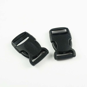 หัวเข็มขัดพลาสติกแบบปลดเร็ว ขนาดเส้นผ่านศูนย์กลางภายใน 20 มม. สีดำ ทนทาน สำหรับกระเป๋า - Product Image 1