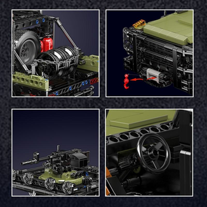 Moule Roi 20042 1577PCS <span class=keywords><strong>Militaire</strong></span> Série Caracal Chat Assaut Véhicule Building Block Modèle Technique Jouet Éducatif Festival Cadeau - Product Image 5