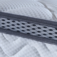 Matelas hybride en mousse à mémoire de forme gel taille Euro Top Queen Size Matelas à ressorts ensachés double pour hôtel