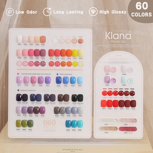 Klana 4 In 1 Professional <b>Nail</b> <b>Gel</b> <b>Set</b> Rich Multi-Series Shades 60 Color <b>Nail</b> <b>Gel</b> Self-Leveling Easy Application <b>Gel</b> <b>Nail</b> Supply - Product Image 1