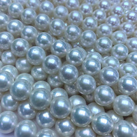 Forte brillance minuscule défaut 9-11mm blanc rond Edison String Pearl