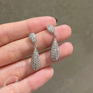 Orecchini a Perno a Forma di Pera in Stile Coreano, Eleganti Orecchini da Sposa a Goccia d'Acqua per Donne, Regalo alla Moda - Product Image 1