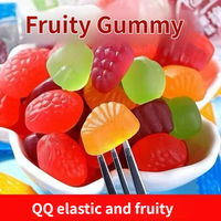 Mixed Fruit Flavor Qq Gummy Assorted Chewy Gummy Candy Sweet Snack For Family Daily Eating