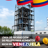 Ligne de production d'aliments pour volailles RICHI - Ligne de production d'aliments pour volailles de haute qualité au Venezuela, machine à granulés pour aliments animaux