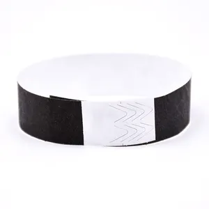 Customised Tamperproof Party City Eco Friendly Stylish Printing Inspirational Tyvek Wristband With Text