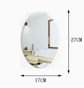 Hot Sale 17cm*27cm Acrylic Mirror Decoration Pastes Suit for Living Room Bedroom TV <b>Sofa</b> Background Wall Pastes - Product Image 2