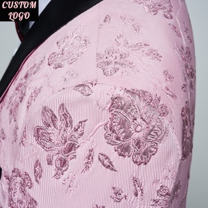 6XL Nam Phù Hợp Với Biểu Tượng Tùy Chỉnh 2 Mảnh Homme Blazer Jacquard Dệt Đám Cưới Sang Trọng Prom Phù Hợp Với Cho Nam Giới Cộng Với Kích Thước - Product Image 3