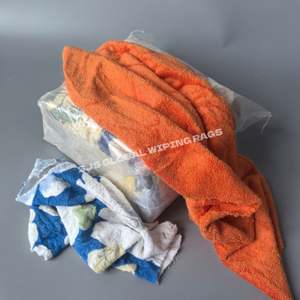 Paños de limpieza de algodón de colores de secado rápido, paños de limpieza de algodón 100% resistentes y de colores para limpieza. - Product Image 1