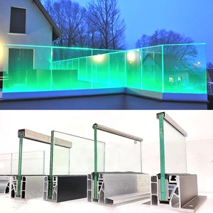 <span class=keywords><strong>2025</strong></span> mới được thiết kế smartart mới nhất ngoài trời thép không gỉ kính lan can - Product Image 3