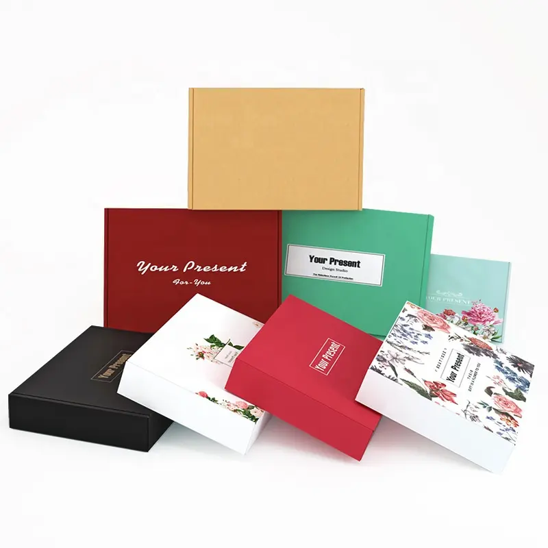 OEM Manufacturer custom logo design shipping mailer packiging box cardboard paperboard packaging luxury gift paper boxes