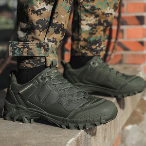 SF10 703 UCIAD MAX Green Suede Tactical <b>Hiking</b> <b>Boots</b> Non Slip Rubber Outsole All Seasons Lightweight Outdoor Men - Product Image 5