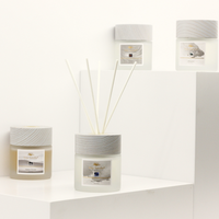 Diffuseur d'arômes de qualité commerciale, non toxique, en verre de luxe avec couvercle en bois, diffuseur à bâtonnets longue durée pour éliminer les odeurs