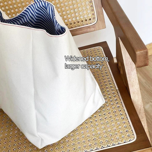 Borse Tote in Tela di Cotone Personalizzate con Logo Stampato, Grande Capacità, Riutilizzabili per la Spesa, Vendita all'Ingrosso per Donne - Product Image 3