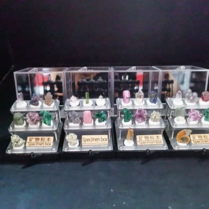 Hot Bán Nguyên Liệu Đá Acrylic Hiển Thị Khoáng Sản Hộp Reiki Chữa Bệnh Đá Tinh Thể Mẫu Hộp Cho Bộ Sưu Tập - Product Image 3