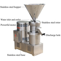 50-100 kg/h cacahuète pistache faire machine à beurre d'herbes moulin colloïdal alimentaire moutarde et moudre sauce tomate commerciale faisant la Machine