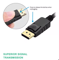 Câble adaptateur HDTV mâle-femelle Hxt 4K*2K 1080P avec conducteur plaqué or et gaine en PVC pour ordinateur, projecteur, ordinateur portable, téléviseur