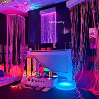 Équipement d'entraînement sensoriel visuel apaisant et coloré, fibre optique LED, fibres tactiles pour salle sensorielle, pour enfants autistes, salle de jeux sensorielle