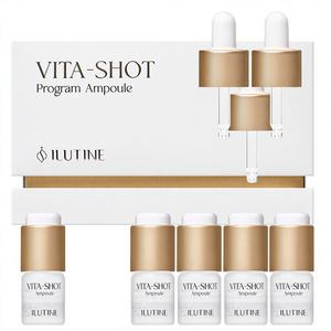 Ampolla Aclarante e Iluminadora ILUTINE con Vitamina C Estabilizada, Solución Ligera para el Cuidado Profesional de la Piel del Rostro, 4 Semanas - Product Image 1