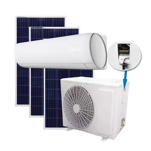 Ar condicionado dividido solar dc, 12000btu 18000btu 24000btu ar condicionado montagem dividida