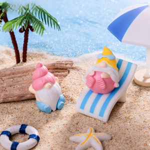 Nueva Figura de <span class=keywords><strong>Gnomo</strong></span> Oceánico de Microresina para Pascua, Decoración DIY, Accesorio de Regalo Festivo, Pequeño Adorno - Product Image 3