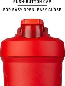 Mélangeur de protéines en acier inoxydable isolé de qualité supérieure, bouteille de supplément Shaker-métal et acier brossé sans BPA - Product Image 4