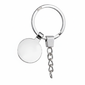 Portachiavi in Metallo con Anello Piatto da 35 mm e Token dal Design Unico per un Accesso Facilitato - Product Image 2