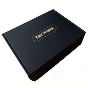 Brown Craft Self Sealing Corrugated Black Custom Packing Shipping Mailling Mailer Boxes with Logo