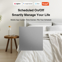 Interrupteur mural intelligent Zigbee 3 voies pour application Smart Life, boîtier encastré 86, programmation marche/arrêt, commande vocale Alexa Google Assistant