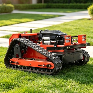 Livraison Gratuite Tondeuses Robotisées Télécommandées à Pneus de 600mm, 1000mm, 1200mm, à Essence et Démarrage Électrique pour Pentes – Prix Abordable - Product Image 1