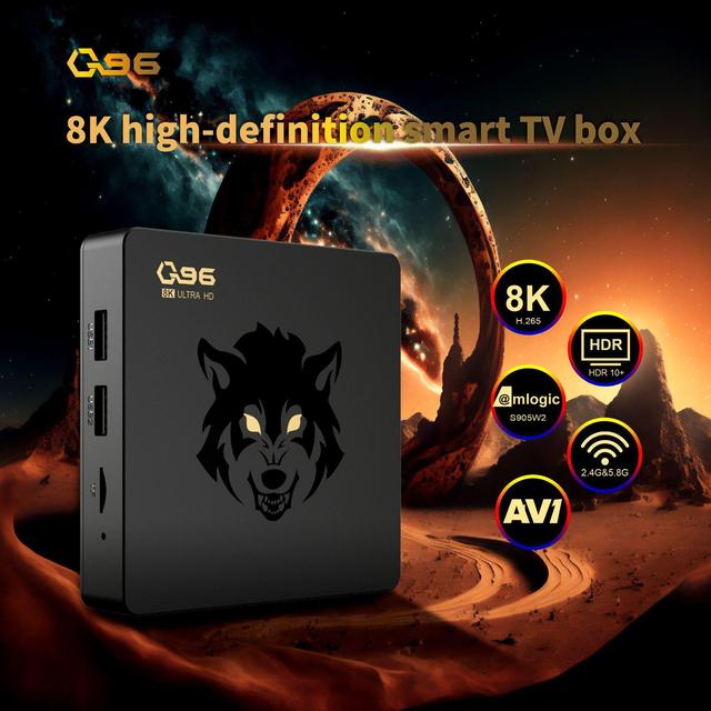 TV BOX Dual Wifi Quad-core Cortex-A35 (Amlogic S905W2) Support 8K 4K BT Voice Media player Set top box 2+16