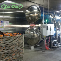 Autoclave de stérilisation par immersion dans l'eau pour aliments pour chats en bâtonnets, aliments humides en sachet souple, aliments sous vide, plats préparés au bœuf et aux légumes