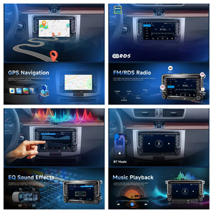 Autoradio Podofo 7'' per VW con CarPlay/Android Auto Wireless, Ricarica Rapida Type-C, OEM/ODM - Product Image 4