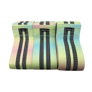 Dây Kháng Lực Đàn Hồi Vải Bán Chạy 2023 Dây Kháng Lực Hông Cầu Vồng Tập Yoga Chiến Lợi Phẩm - Product Image 2