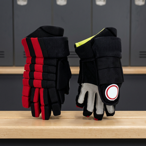 Gants de hockey sur glace multicolores, rouges, noirs et durables, personnalisés à bas prix Gant de hockey sur glace de haute qualité Pro OEM - Product Image 3