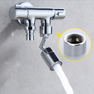 Adaptador de grifo de latón de 24 mm NPT con rosca hembra a rosca hembra, conector de grifo con aireador para purificador de agua de baño y cocina - Product Image 5