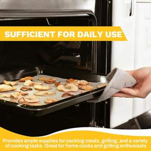 Papier sulfurisé de qualité alimentaire, résistant à la graisse, sur mesure, en silicone, pour la cuisson, papier sulfurisé haute température - Product Image 4