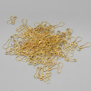 Pin en forma de calabaza de color hierro, hebilla en forma de U en forma de pera, aguja de ganchillo, pasador de seguridad de seguro para etiquetas colgantes - Product Image 6