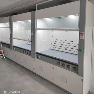 Cappa da laboratorio chimica durevole nuova progettazione cappa di ventilazione resistente alla cappa da fumo di corrosione da acidi e alcali - Product Image 4