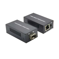 Convertisseur photoélectrique LC SC Mini pour transmetteur-récepteur de média à fibre optique (une paire)