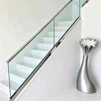 Systèmes de balustrades en verre en aluminium sur mesure EKOO Professional pour balcon, escalier, design moderne