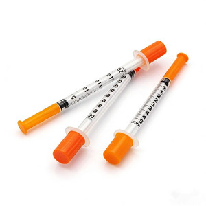 Jeringa Veterinaria para Insulina con <span class=keywords><strong>Aguja</strong></span> <span class=keywords><strong>de</strong></span> Calibre <span class=keywords><strong>30</strong></span> (31G) - Jeringa Médica <span class=keywords><strong>de</strong></span> 1ml, 0.5ml, 0.3ml para Uso en Animales y Mascotas - Product Image 1