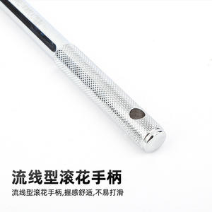 Clé dynamométrique industrielle en acier au carbone, entraînement 1/2 po, poignée à douille réglable allongée de 450 mm, conception droite, surface plaquée - Product Image 4