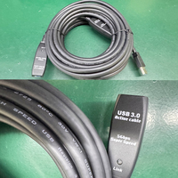 Câble d'extension USB 3.0 actif Utech 5M-30M (mâle vers femelle) avec blindage tressé, gaine en PVC, auto-alimenté, Plug & Play pour PS4/imprimantes